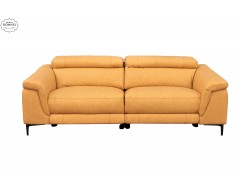 Canapea Piele ecologica 3EUREUR Md. 50283 Galben
